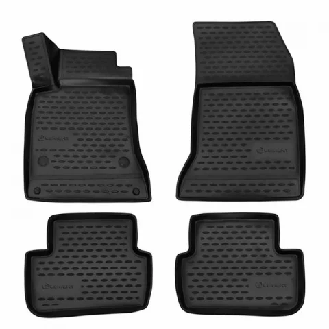 Gumové koberčeky Mercedes CLA-Class 2013-2019 (C117) - Novline 28 mm okraj