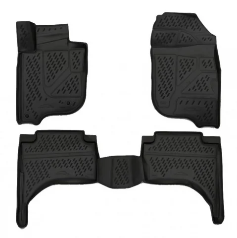Gumové koberčeky Mitsubishi L200 2015-2023 - Novline 28 mm okraj