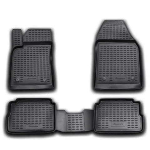 Gumové koberčeky Opel Vectra C 2002-2008 (sedan, hatchback) - Novline 28 mm okraj