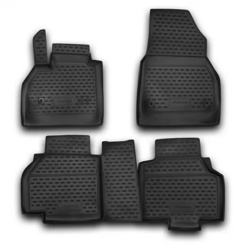 Gumové koberčeky Renault Kangoo 2008-2021 - Novline 28 mm okraj
