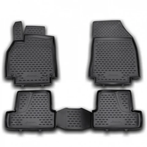 Gumové koberčeky Renault Megane 2009-2016 (hatchback) - Novline 28 mm okraj