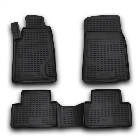 Gumové koberčeky SsangYong Rexton 2001-2006 - Novline 28 mm okraj