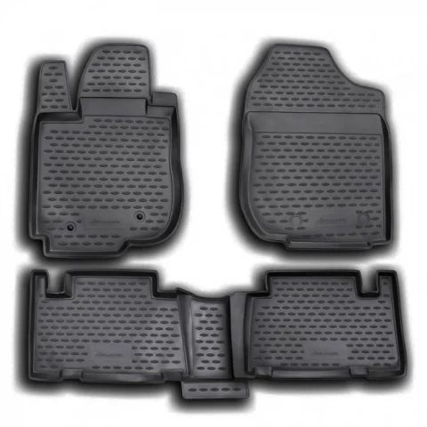 Gumové koberčeky Toyota Rav4 2010-2012 - Novline 28 mm okraj