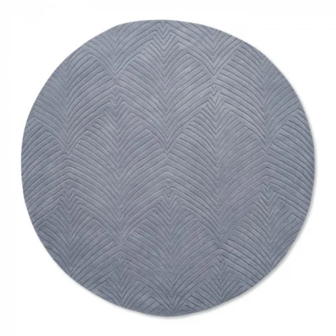 Jednobarevný kruhový koberec Wedgwood Folia 2.0 round cool grey 38904 - kruh 200 - Brink & Campman
