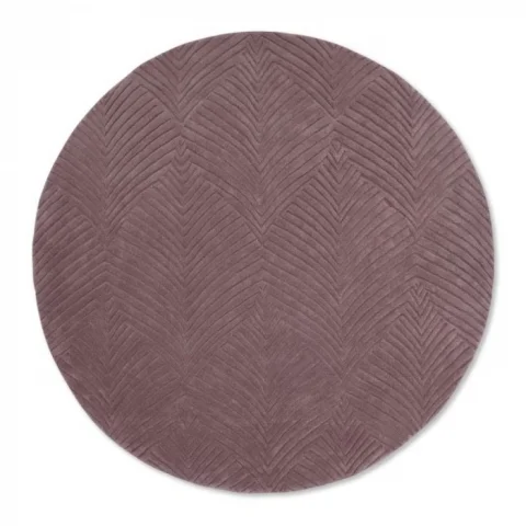 Jednobarevný kruhový koberec Wedgwood Folia 2.0 round mink 38902 - kruh 200 - Brink & Campman