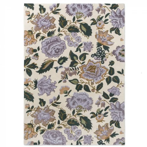 Kusový koberec Laura Ashley Wendling Floral heather purple 83104 Brink & Campman