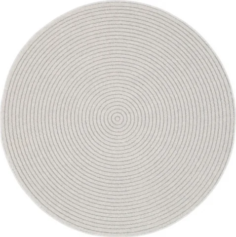 Kusový koberec Ruti kruh light grey