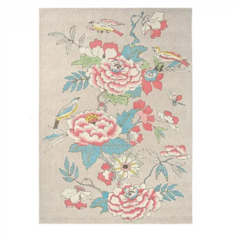 Kusový květinový koberec Wedgwood Paeonia Blush coral 37902 Brink & Campman