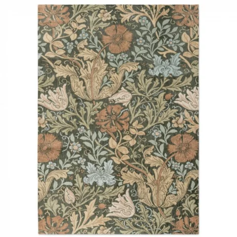 Květinový kusový koberec Morris & Co Compton trellis 130307 Brink & Campman