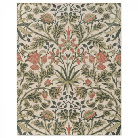 Květinový kusový koberec Morris & Co Hyacinth natural 130201 Brink & Campman