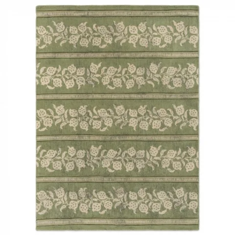 Moderní vlněný koberec Sanderson Annar forest green 148007 Brink & Campman