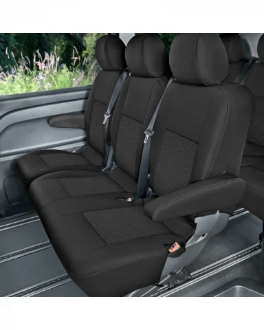 Přesné autopotahy Mercedes Vito/Viano/V-Class 2014- (3. řada, opěradla 1+1+1)